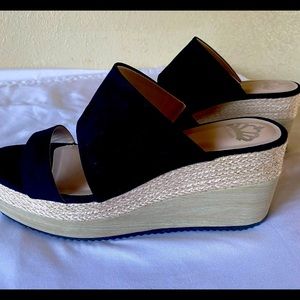 Woman’s summer wedges